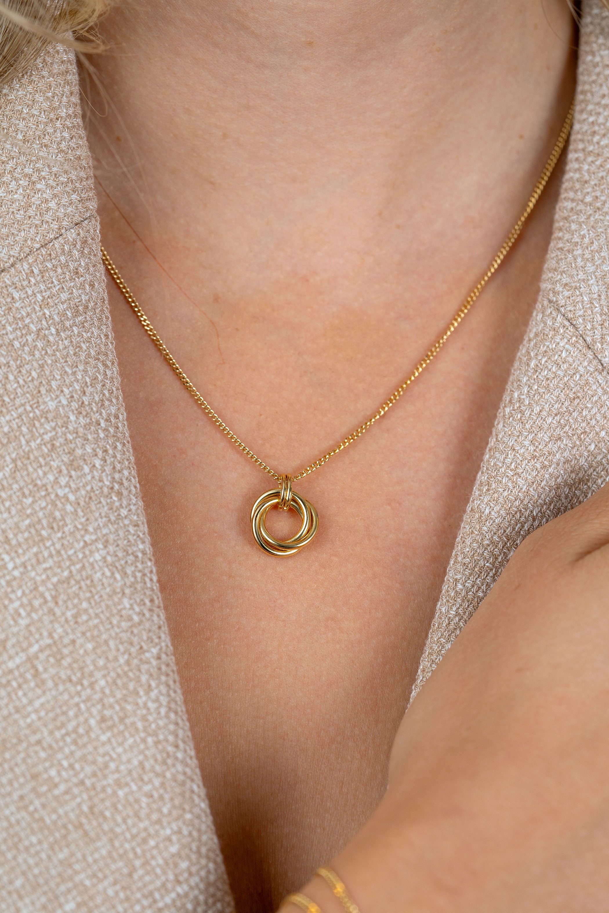ZINZI Verguld Zilveren Ketting ZIC2797