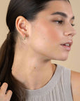 ZINZI gold plated zilveren oorringen, vanaf zijkant gourmet schakel zichtbaar, 2mm breed, met luxe klapsluiting 17mm - ZIO1414G - PansiteNederland.nl