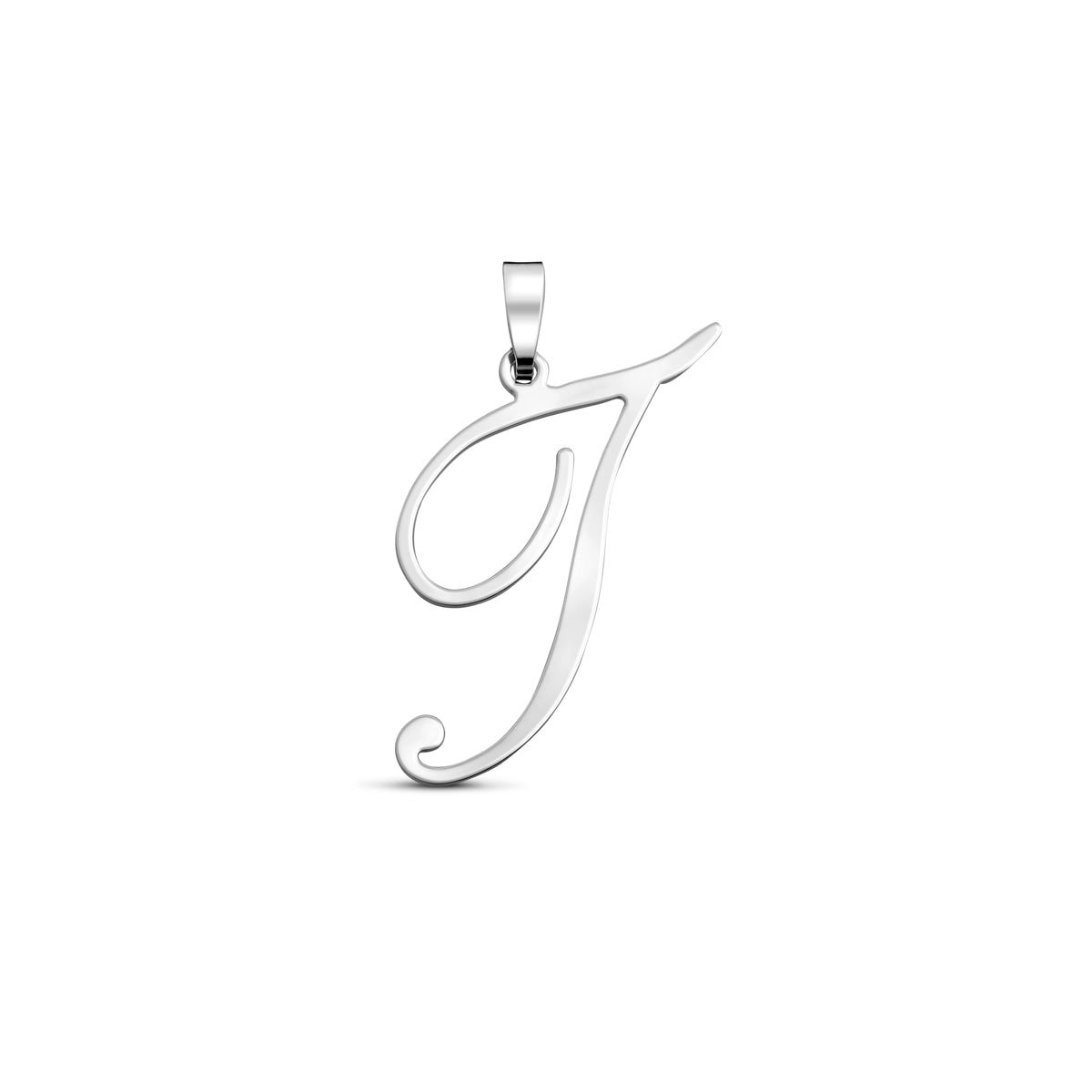 Hanger sierletter I 25,5 mm zilver #Letter_I