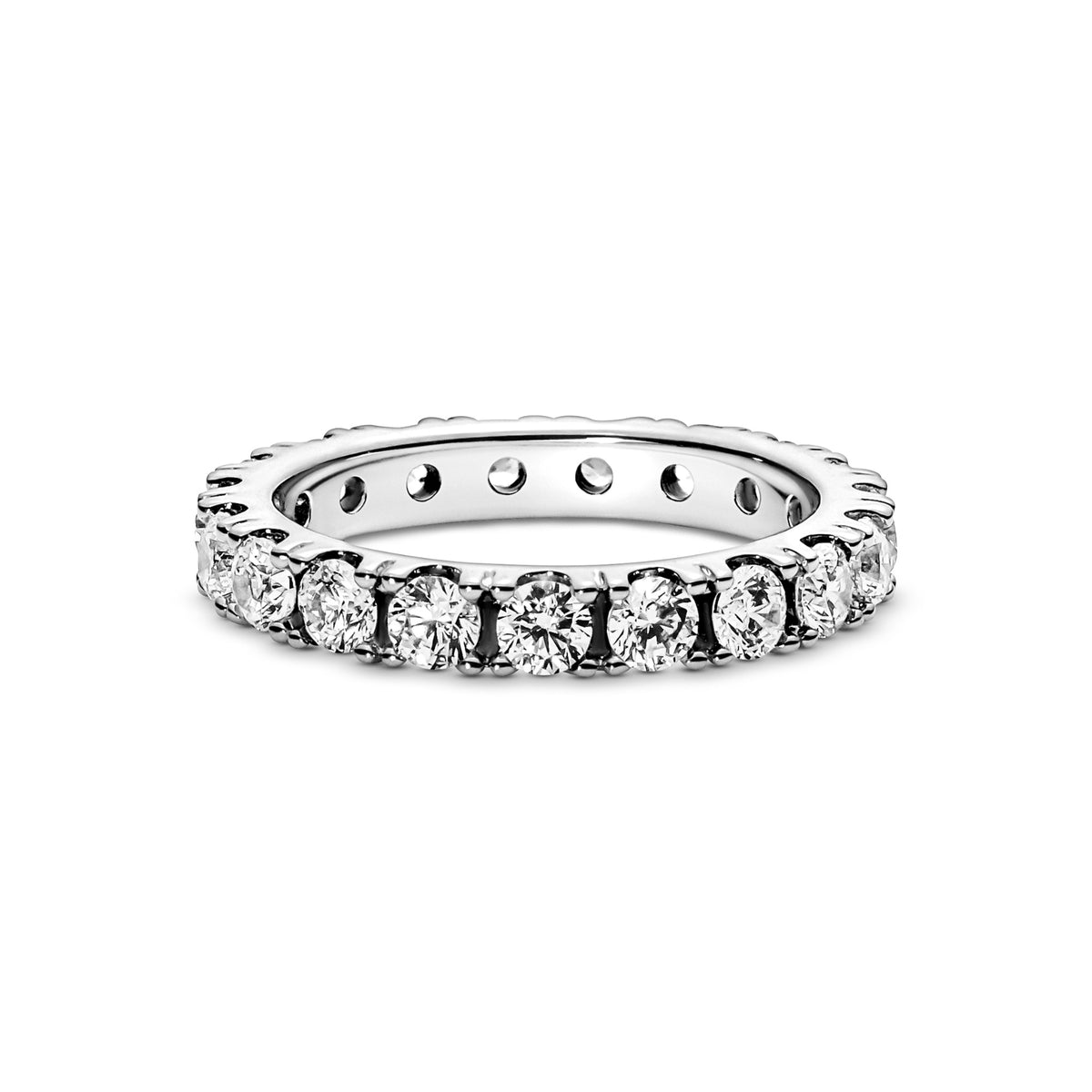 Pandora Sprankelende Rij Eternity Ring zilver 190050C01