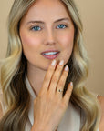 ZINZI Gold 14 krt gouden ring met glad staafje ZGR553 - PansiteNederland.nl