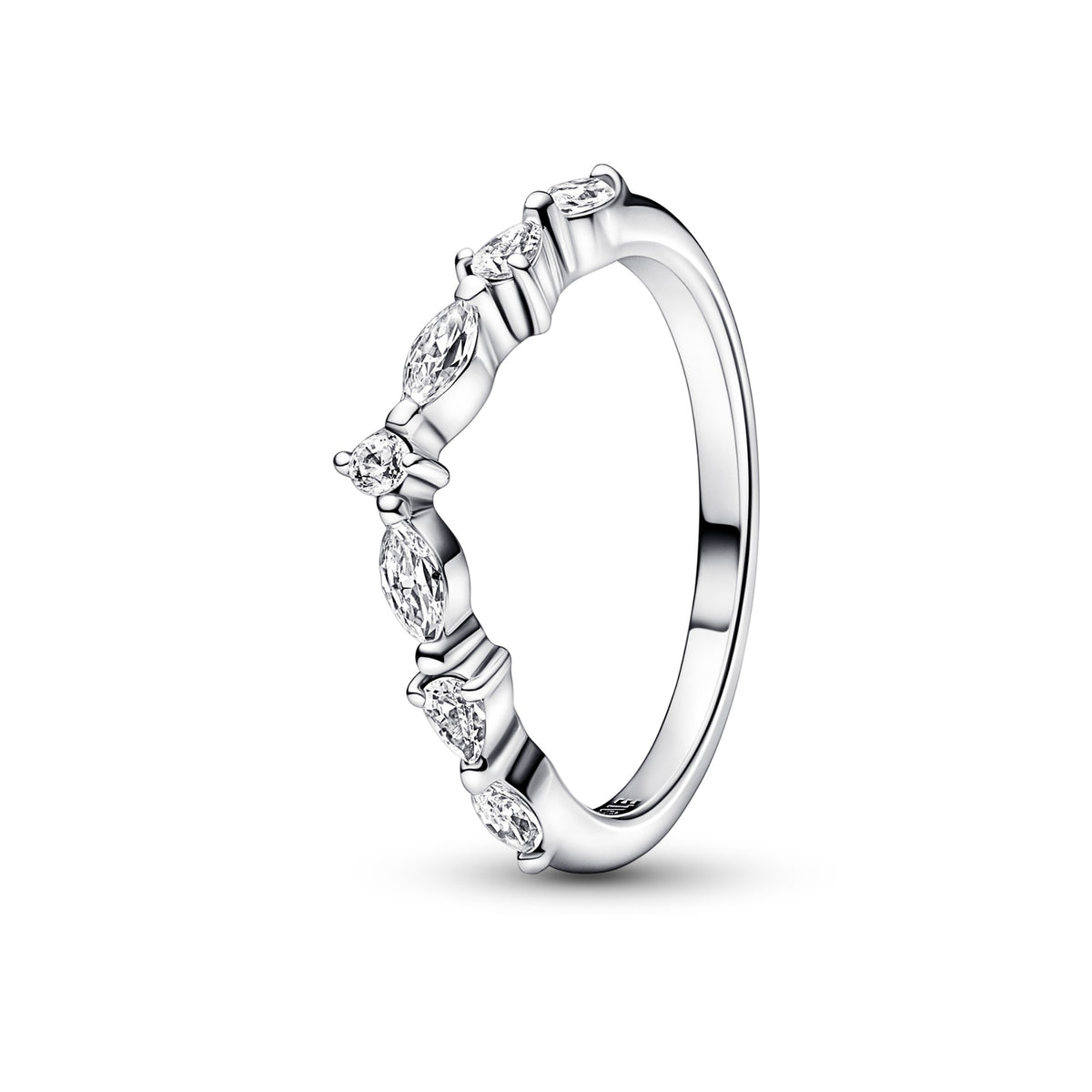 Pandora Timeless Wish Sparkling Alternating Ring zilver