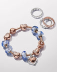 Pandora Rij van Harten Zilveren Ring 193427C00 - PansiteNederland.nl