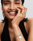 Pandora Ring graveerbaar hart 193988C00