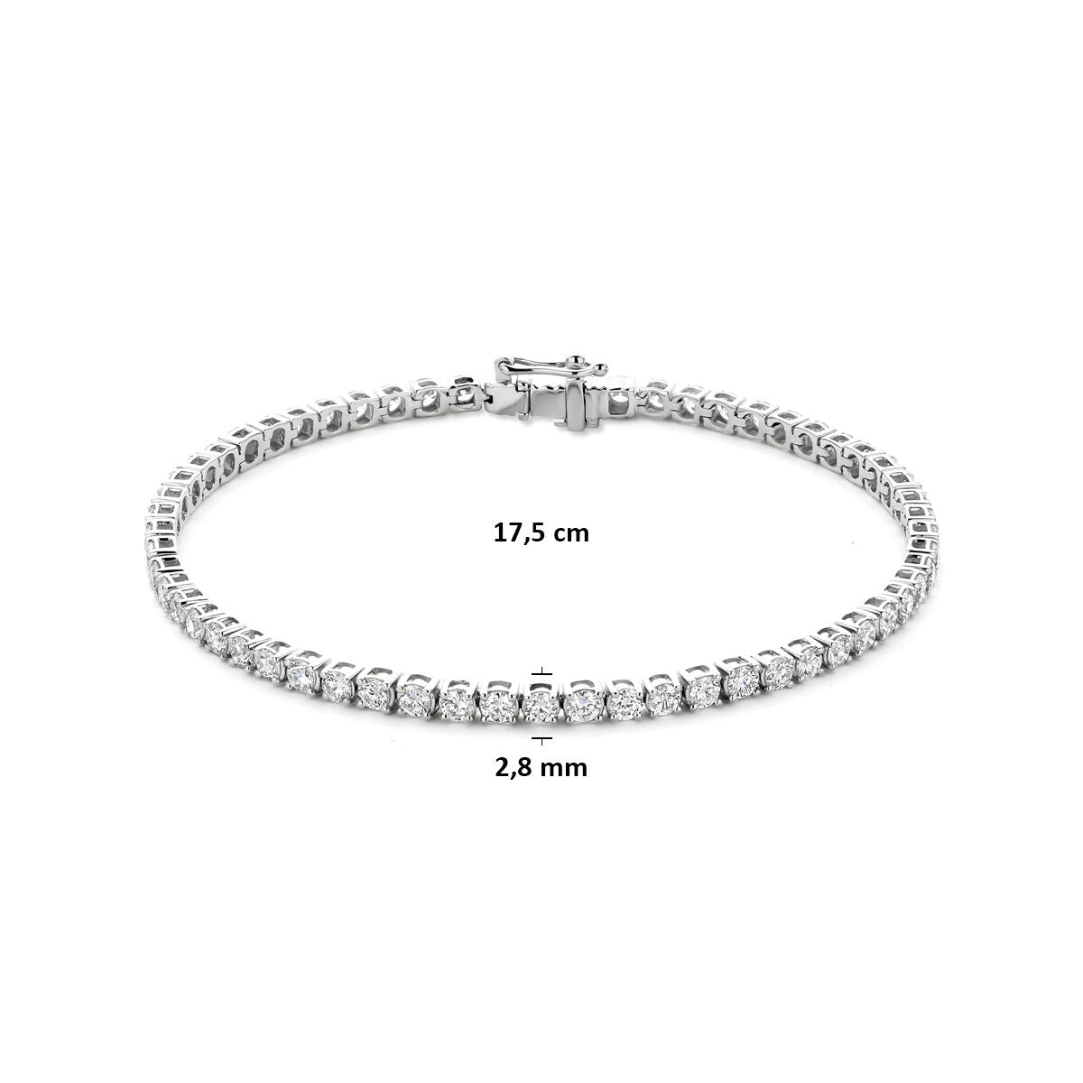 Fantasy Collection 14K Witgouden Diamanten Armband 4106482
