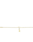 ZINZI gold plated paperclip armband met parel en slang detail ZIA2761