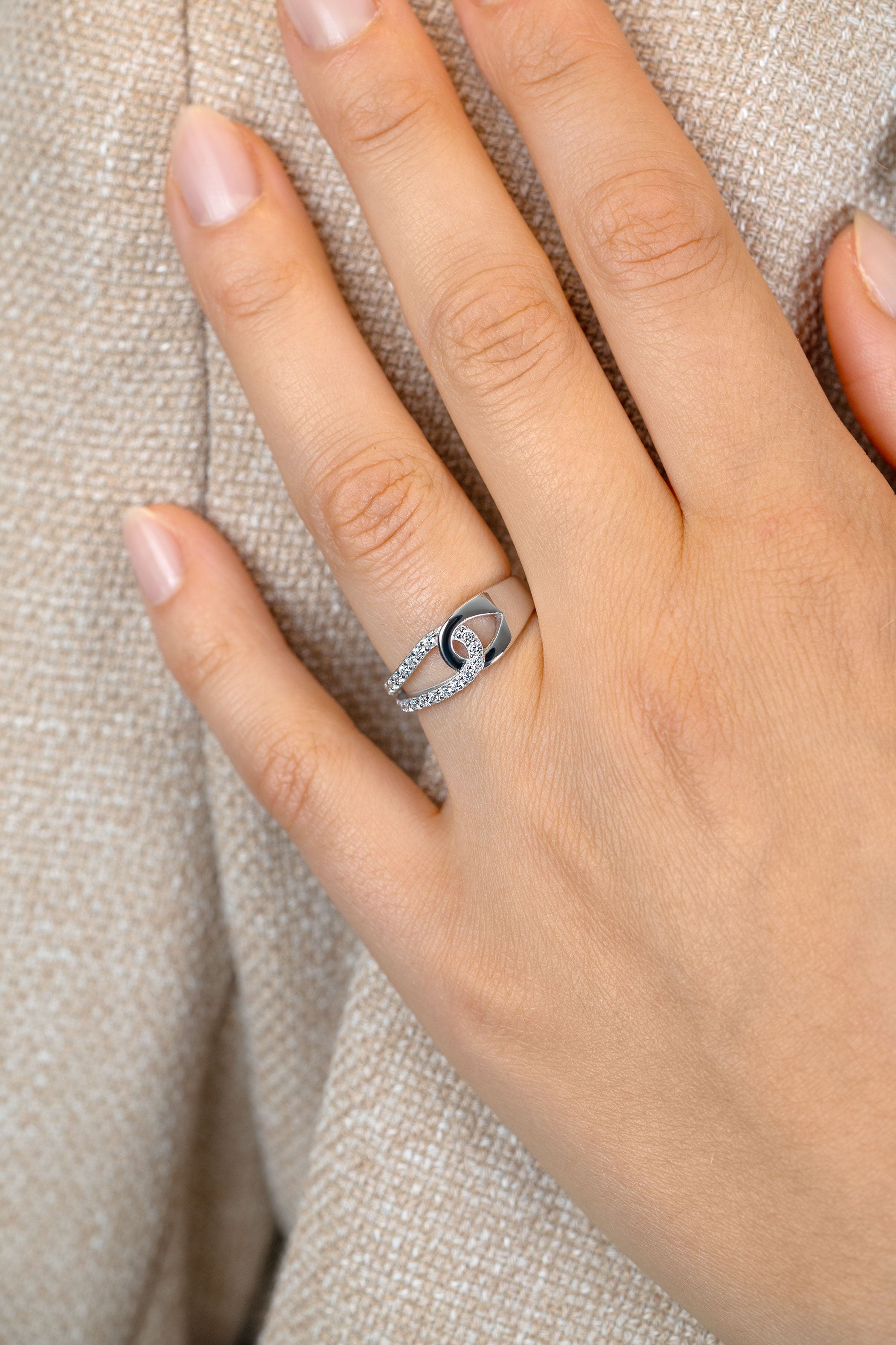 ZINZI Zilveren Ring ZIR2768