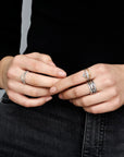 Pandora Met Kralen Bezette Wishbone Ring 196315