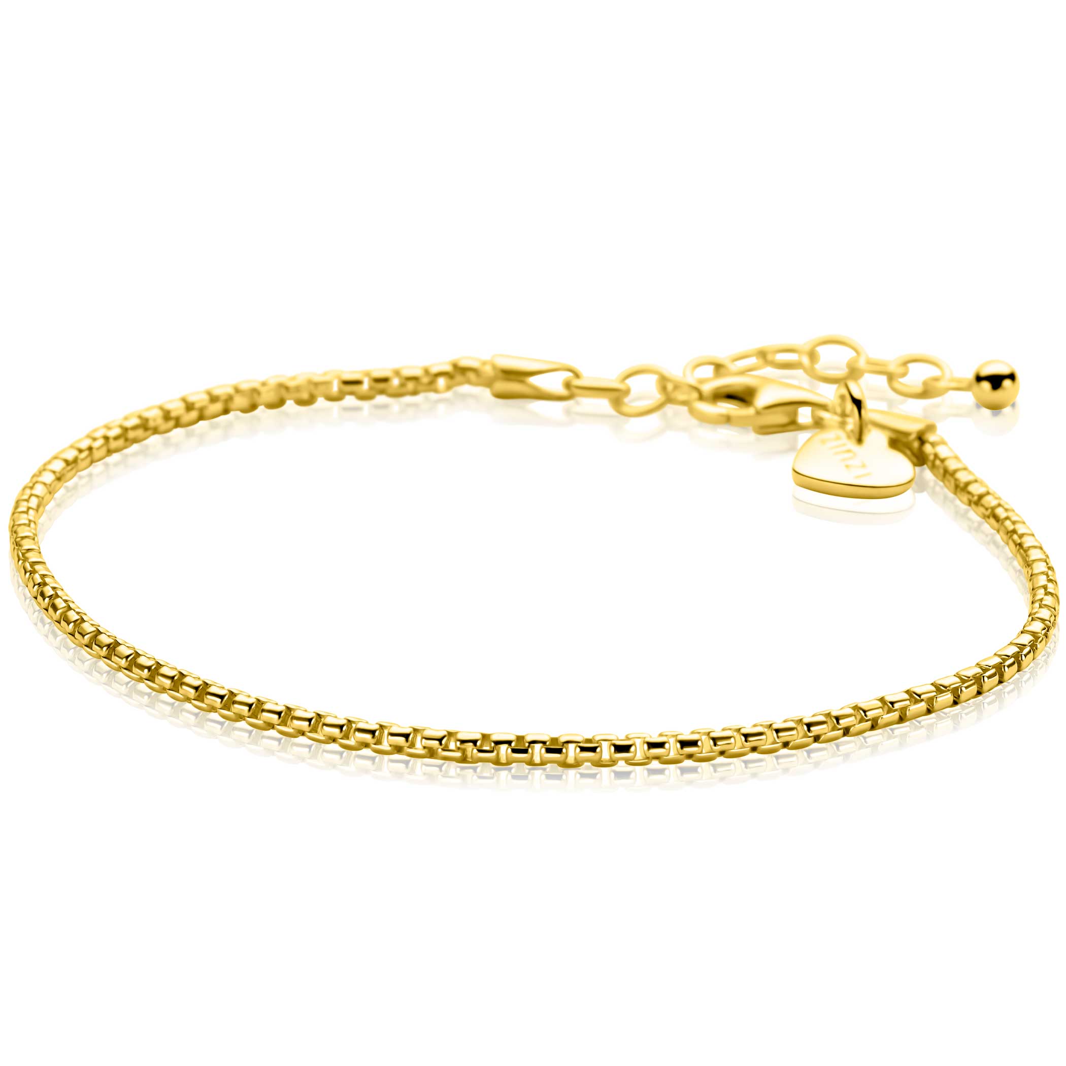 ZINZI Verguld Zilveren Armband - ZIA2842G