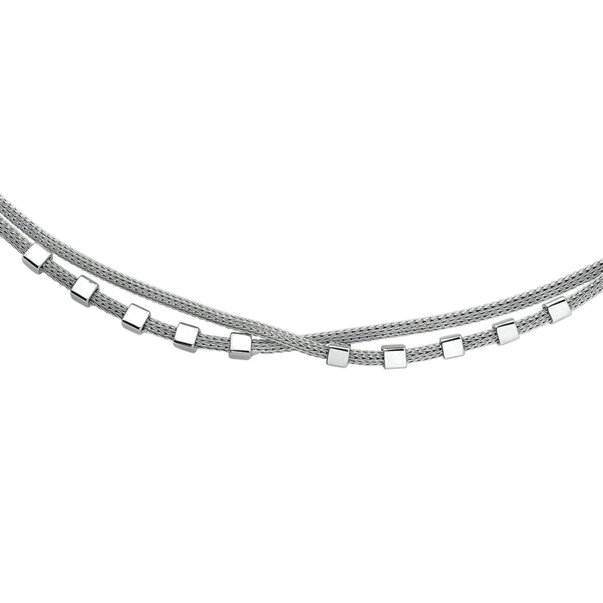 Fantasy Collection Gerhodineerd Zilveren Ketting 1320192