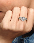 Pandora Sparkling Double Halo Ring 199408C01