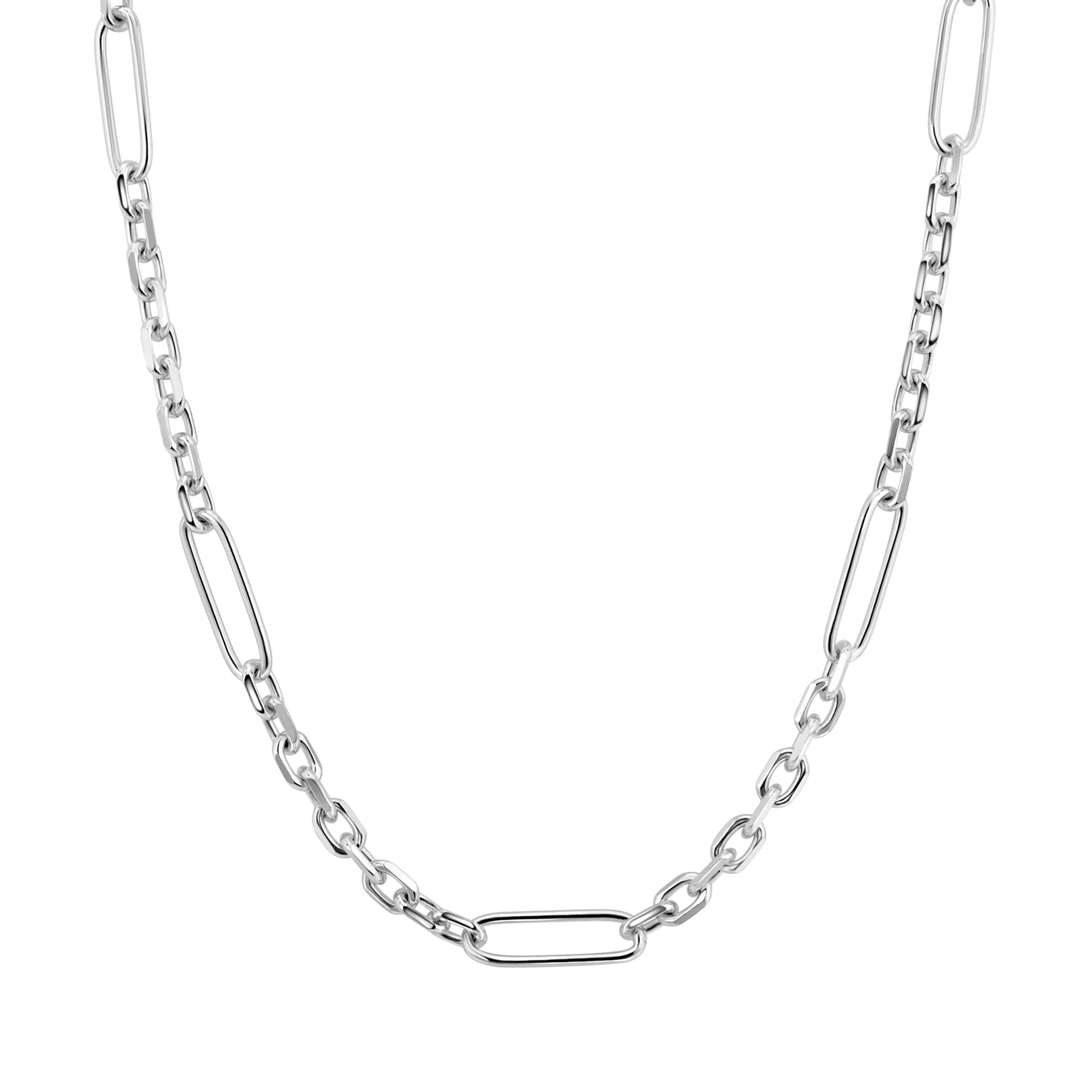 ZINZI Zilveren Ketting 43-47 cm - ZIC2711
