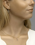 14K geelgoud hanger zirkonia 4023036 - PansiteNederland.nl