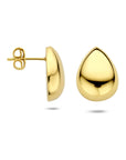 Zilveren vergulde oorknoppen druppel 16 mm 1 micron - 2104139