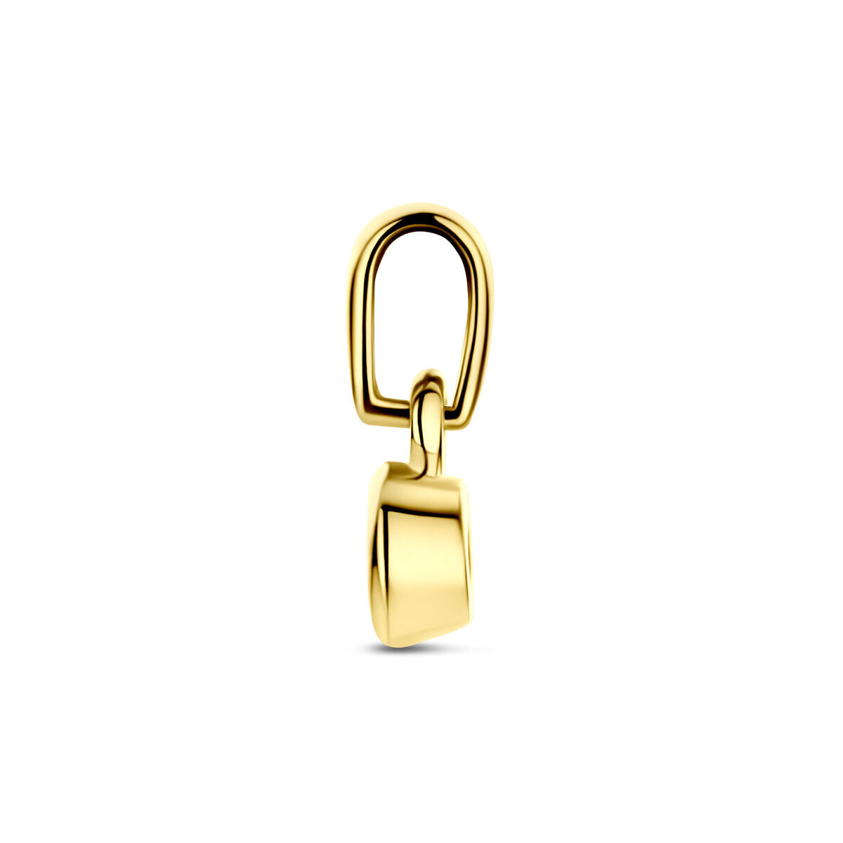 14K geelgouden hanger zirkonia 11 mm - 4034909 - PansiteNederland.nl