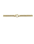 14K Geelgouden collier gourmette 7,7 mm 45 cm met groot springslot 14K geelgoud 4028365