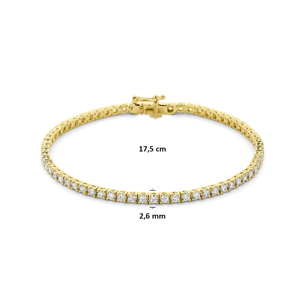 Fantasy Collection Verguld Zilveren Diamanten Armband 2104306