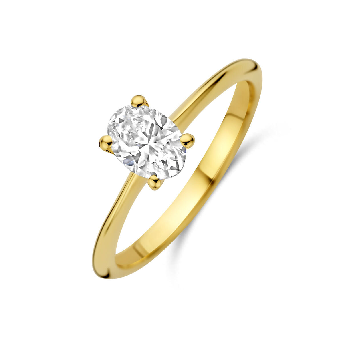 Fantasy Collection Ring lab grown diamant 0.50ct f vs 14K geelgoud