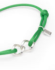 Buddha to Buddha Chain XS Cord Armband 135BG Zilver Buddha Green
