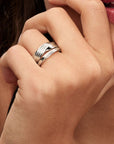 Pandora Gedraaide dubbele ring - 193890C00 - PansiteNederland.nl