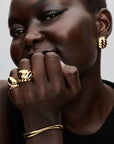 Pandora Geribbelde statement ring - 163884C00 - PansiteNederland.nl