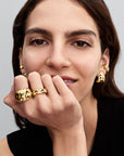 Pandora Geribbelde Brede Band Ring - 163886C00 - PansiteNederland.nl