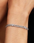 Pandora Cubaanse Schakelarmband 594226C01 – Zilver met Hartjes