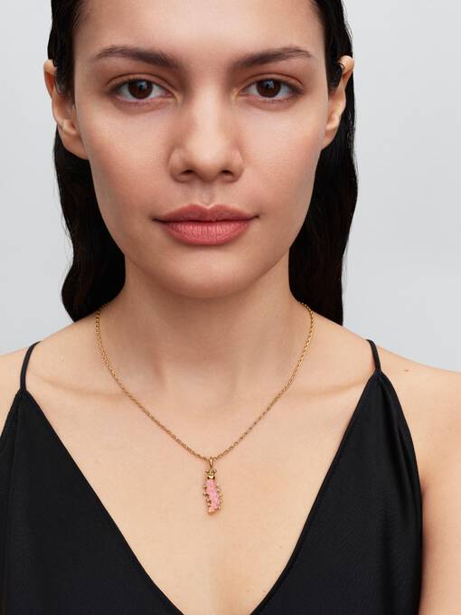 Pandora Roze Rups Bedel goudverguld - 764489C01