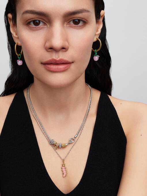 Pandora Roze Rups Bedel goudverguld - 764489C01