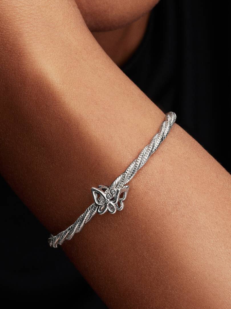 Pandora Opengewerkte Vlinder Bedel zilver 794369C01
