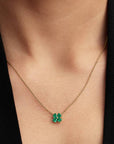 Pandora Groen Klavertjevier Ketting 364502C01
