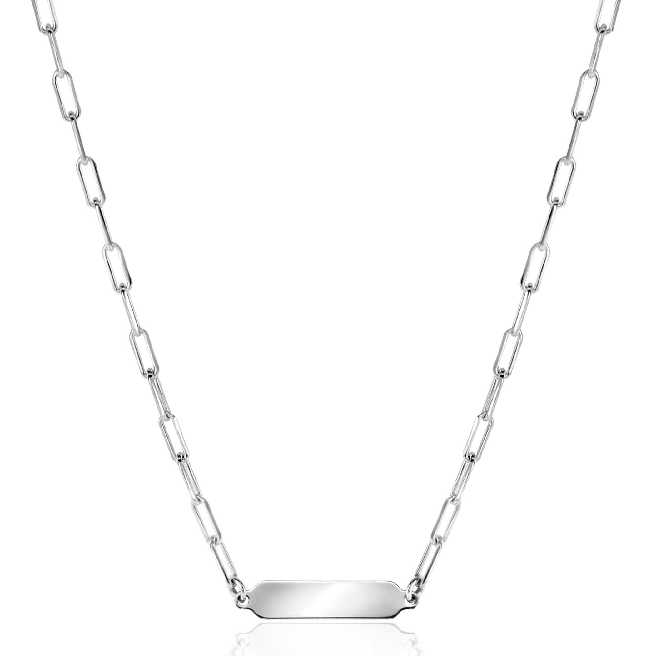 ZINZI Zilveren Ketting 42 - 45 cm - ZIC2530