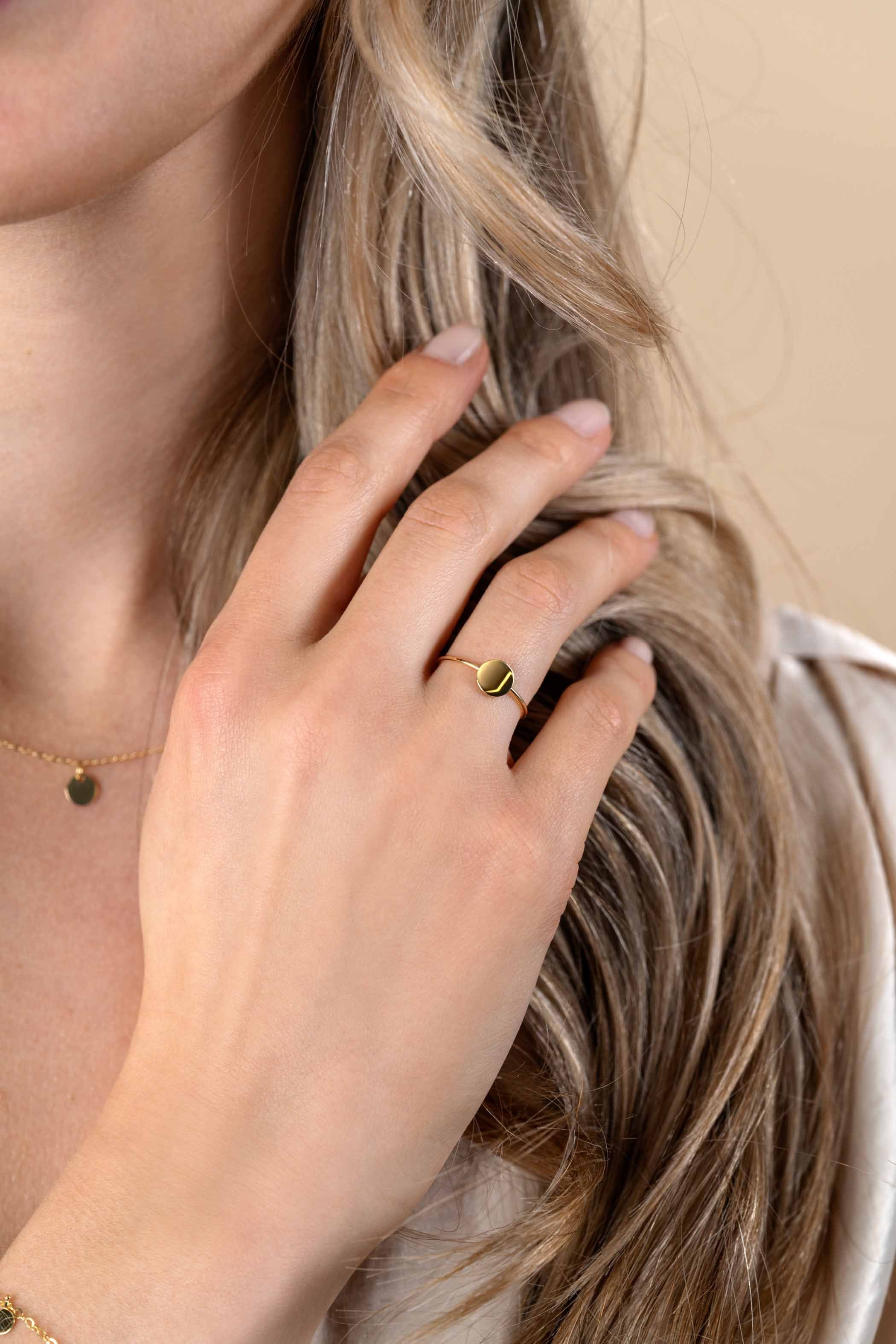 ZINZI 14K Gouden Ring ZGR215