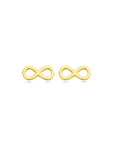 Zilver Verguld (Geel) Oorknoppen Infinity 1 Micron 2100676 - PansiteNederland.nl