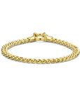Zilver Verguld (Geel) Armband Gourmette 5,8 Mm 19 Cm 3 Micron Met Groot Springslot 2102718 - PansiteNederland.nl