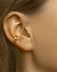 Zilver Verguld (Geel) Earcuff 1 Micron 2103182 - PansiteNederland.nl