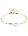 Zilver Verguld (Geel) Armband Hartjes 16 + 3 Cm 3 Micron 2103318