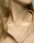 zilver verguld (geel) collier anker plat 1,1 mm 41 + 4 cm 3 micron 2103379