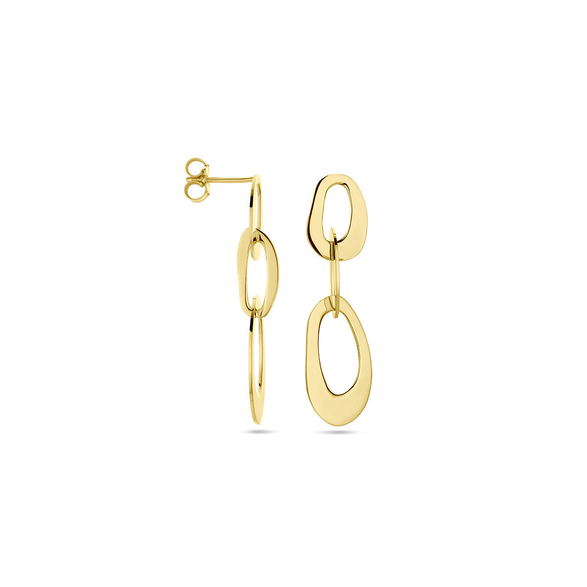 Zilver Verguld (Geel) Oorhangers 1 Micron 2103443 - PansiteNederland.nl