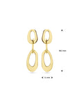 Zilver Verguld (Geel) Oorhangers 1 Micron 2103443 - PansiteNederland.nl