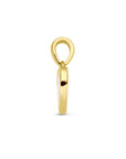 zilver verguld (geel) hanger parelmoer hart 3 micron 2103477 - PansiteNederland.nl