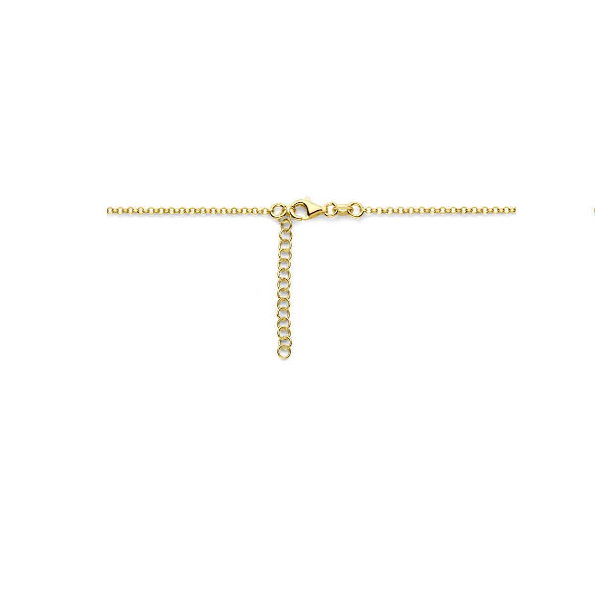 zilver verguld (geel) collier hartjes 41 + 4 cm 3 micron 2103526 - PansiteNederland.nl