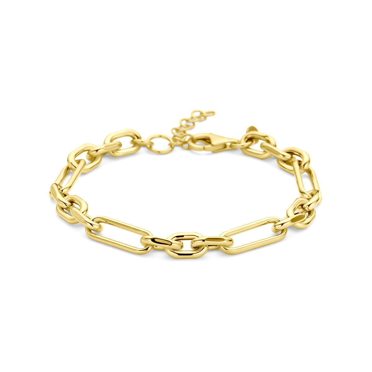 Zilver Verguld (Geel) Armband Anker 6,5 Mm 18 + 3 Cm 3 Micron 2103705 - PansiteNederland.nl