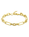 Zilver Verguld (Geel) Armband Anker 6,5 Mm 18 + 3 Cm 3 Micron 2103705 - PansiteNederland.nl