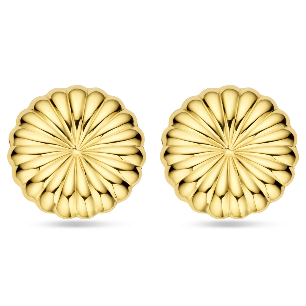 Zilver Verguld (Geel) Oorknoppen 40 Mm 1 Micron 2103751 - PansiteNederland.nl