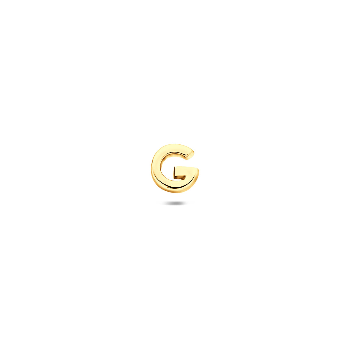 Fantasy Collection Flat back piercing letter zilver verguld 6 mm 1 micron - afbeelding 19