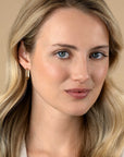 Zinzi gold plated zilveren oorringen in ovale vorm met ronde buis 3mm breed 20mm – ZIO2605G - PansiteNederland.nl