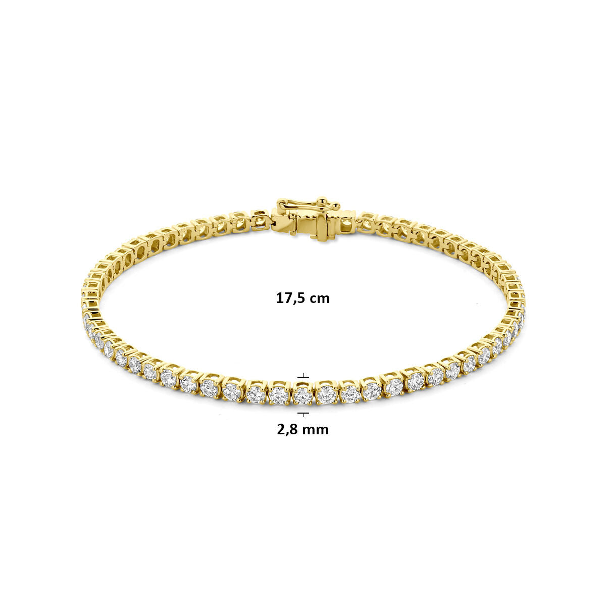 Fantasy Collection 14K Geelgouden Diamanten Armband 4035883