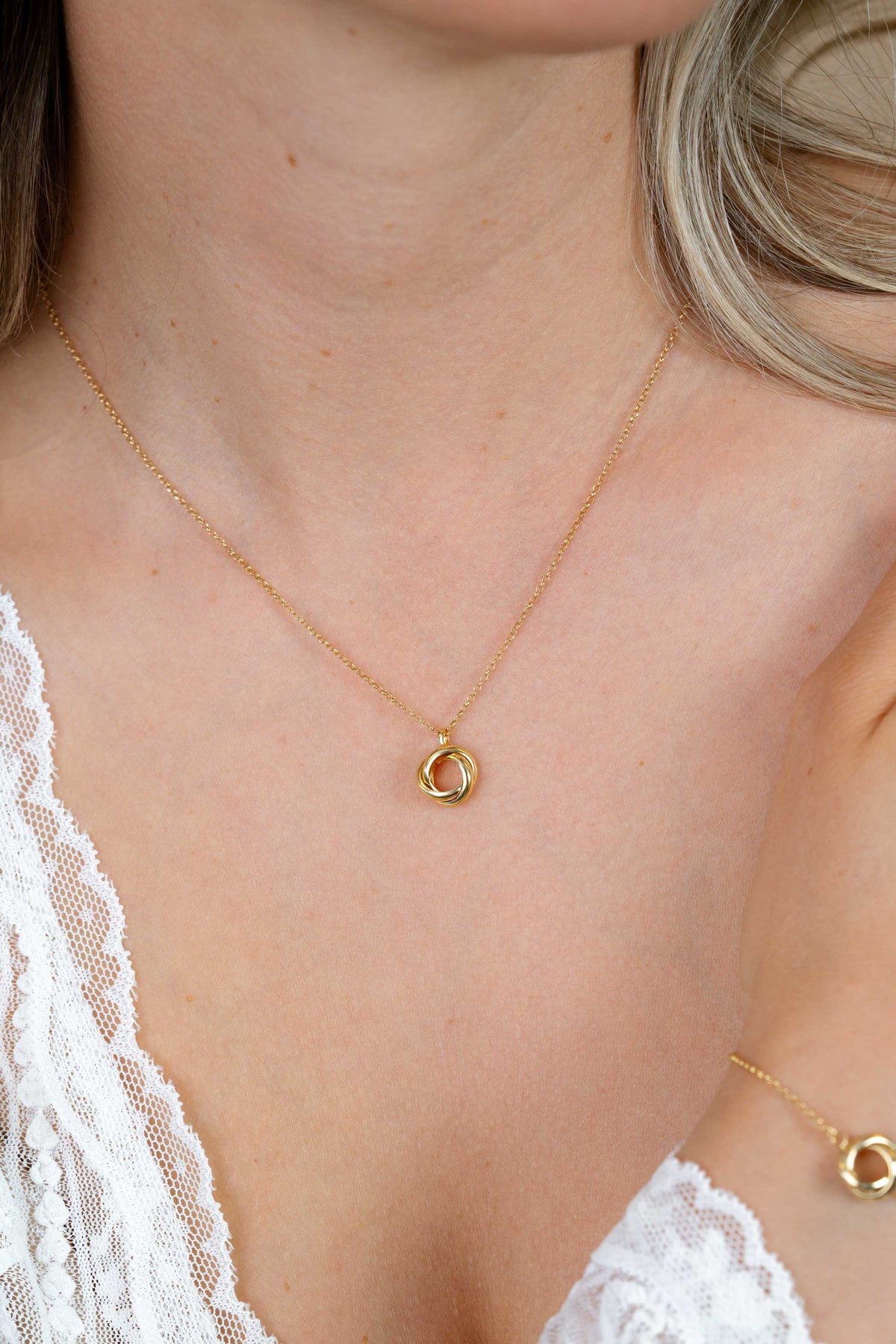 ZINZI Verguld Zilveren Ketting ZIC2890G