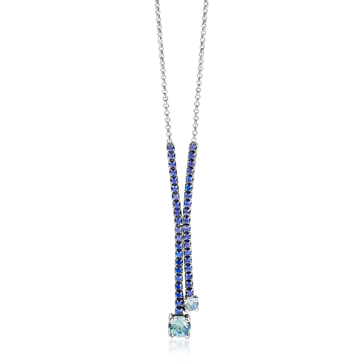ZINZI Zilveren Ketting ZIC2894B